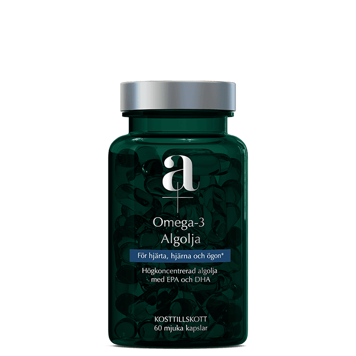 A+ Omega-3 Algolja, 60 mjuka kapslar