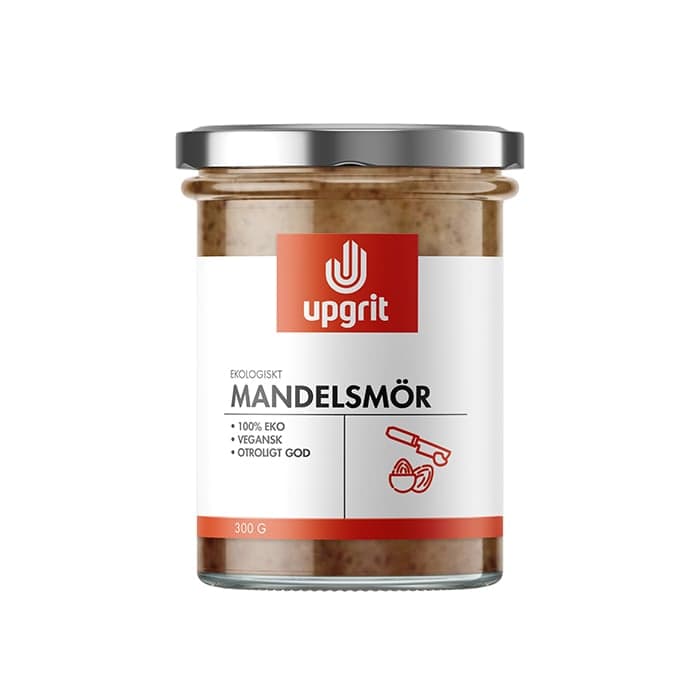 Upgrit Mandelsmör ekologiskt 300 g