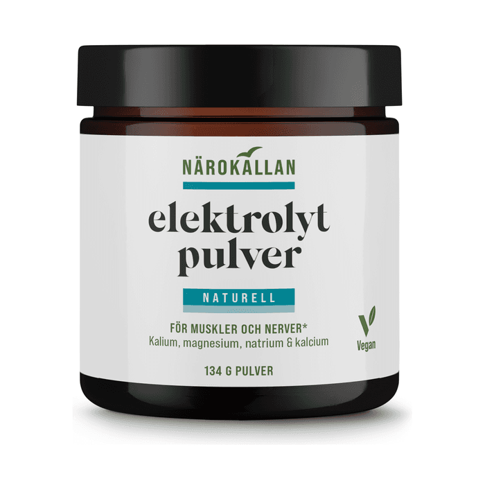 Närokällan Elektrolytpulver naturell, 134 g