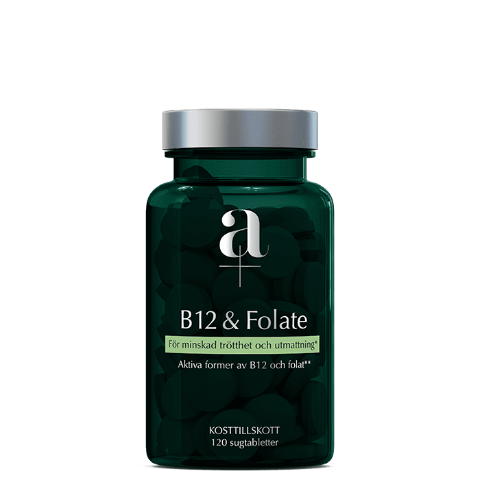 Alpha Plus Metyl B12 och folat, 120 sugtabletter