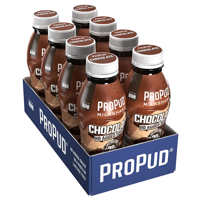 ProPud Protein Milkshake Chocolate, 8 x 330 ml