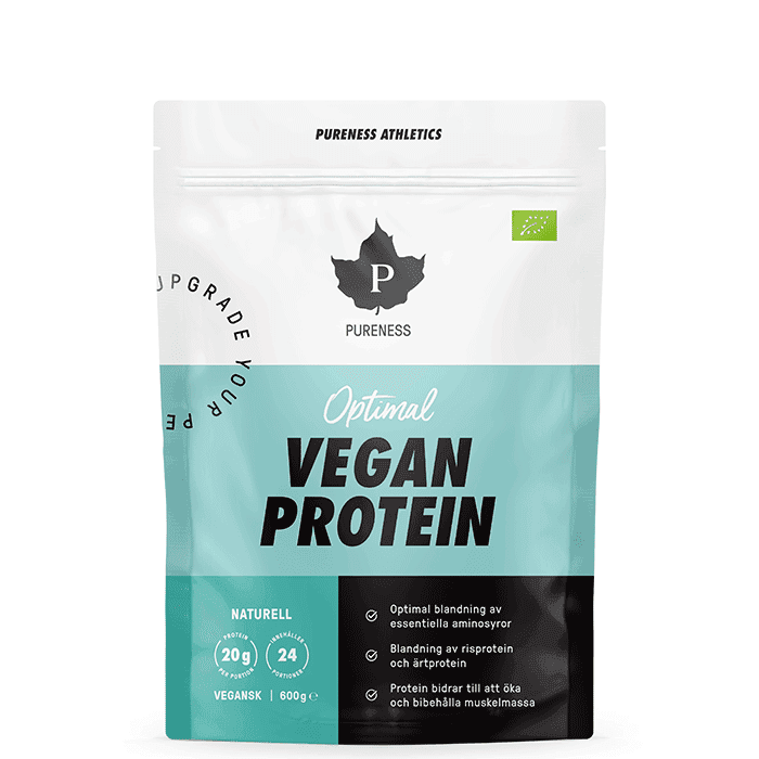 Pureness Athletics Optimal Eko Veganskt Protein naturell, 600 g