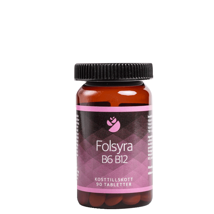 Bringwell B6 B12 Folsyra, 90 tabletter