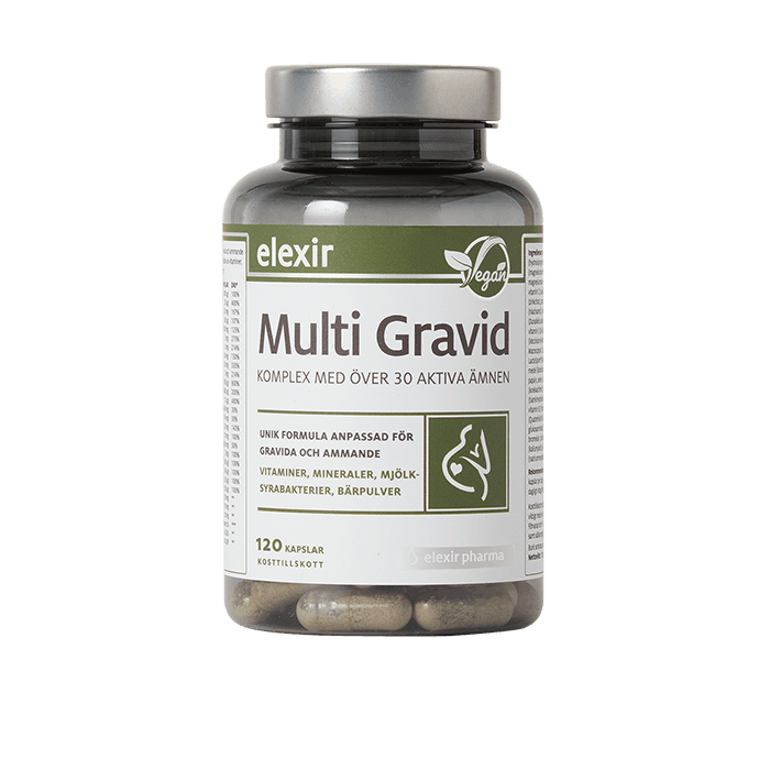Elexir Pharma Multi Gravid, 120 kapslar