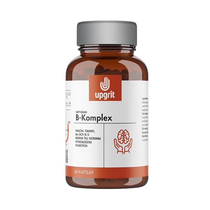 Upgrit B-Komplex Metylerad, 60 kapslar