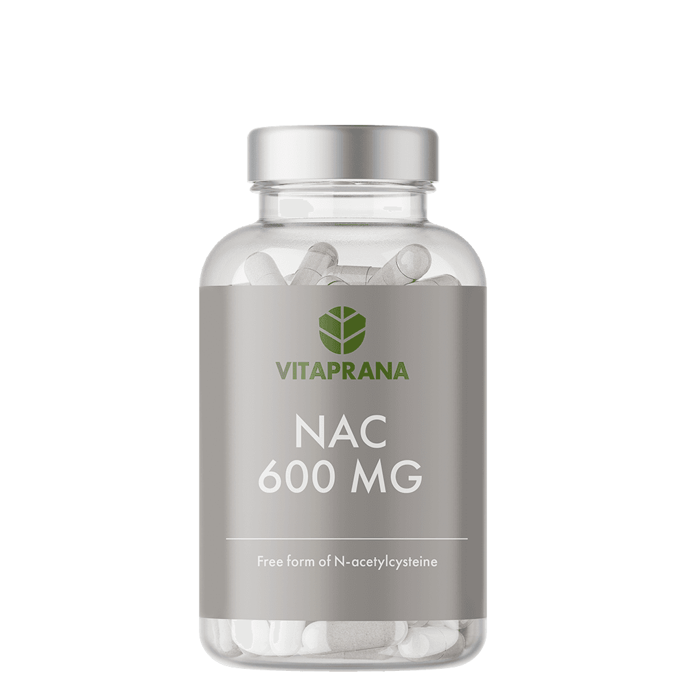 Vitaprana NAC 600 mg Aminosyra, 100 kapslar