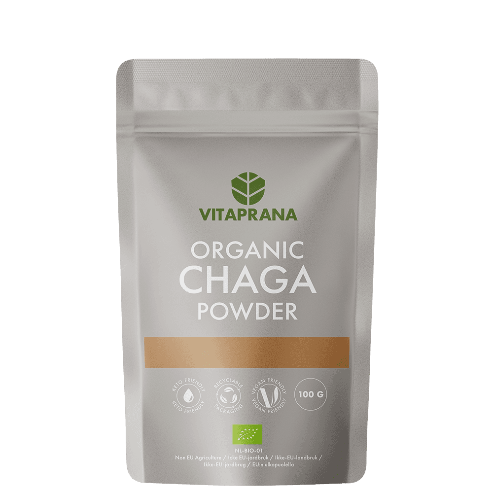 Vitaprana Ekologiskt Chagapulver, 100 g