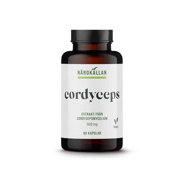 Närokällan Cordyceps, 90 kapslar