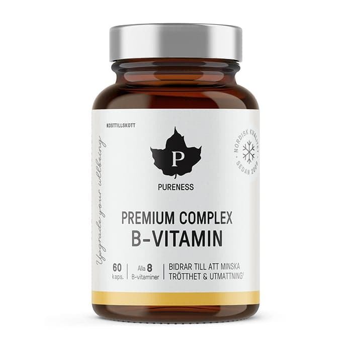 Pureness Premium Complex B-Vitamin, 60 kapslar