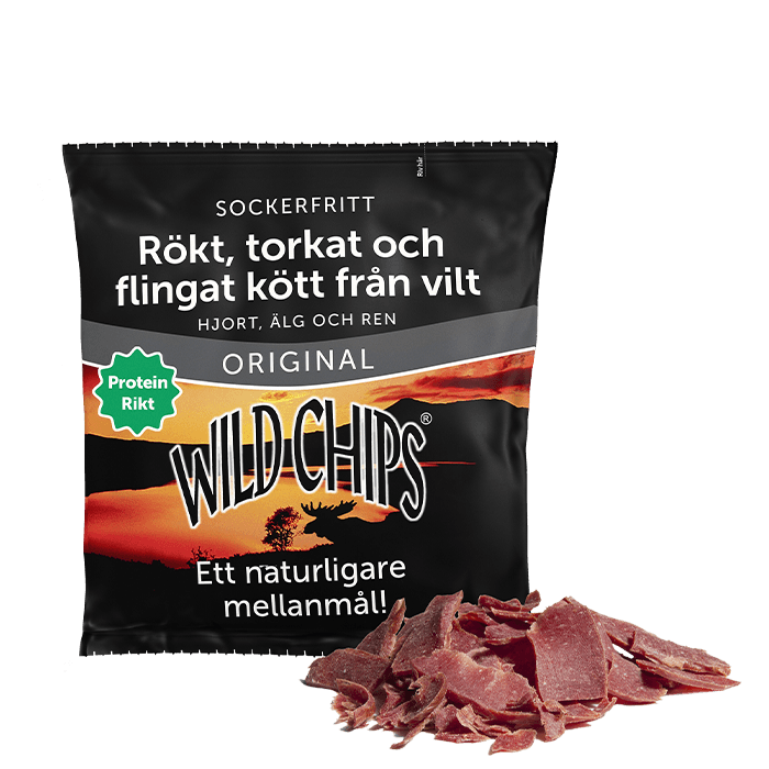 Wild Man Wild Chips Jerky, 40 g