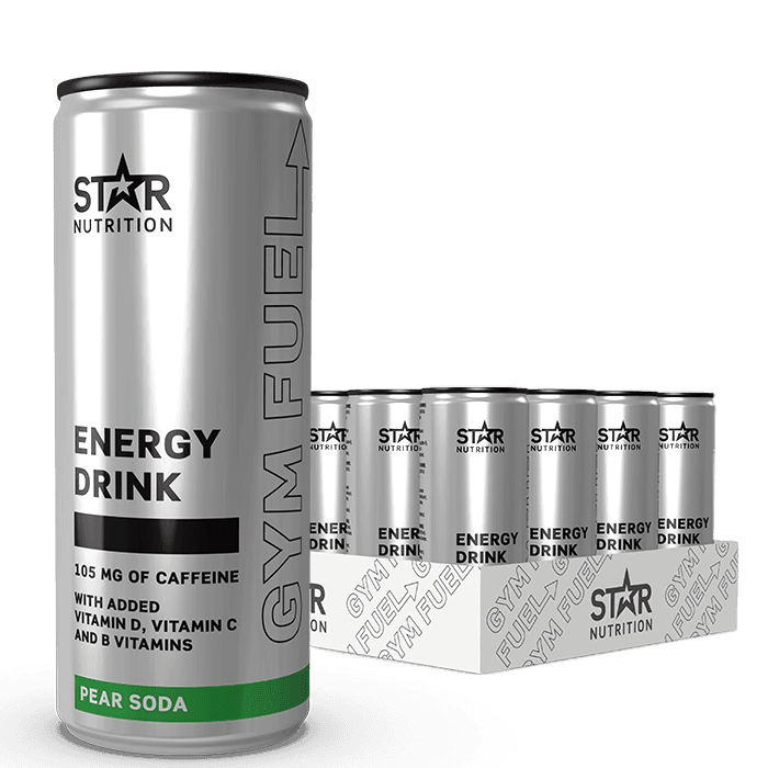 Star Nutrition Gym Fuel Pear Soda, 24 x 330 ml