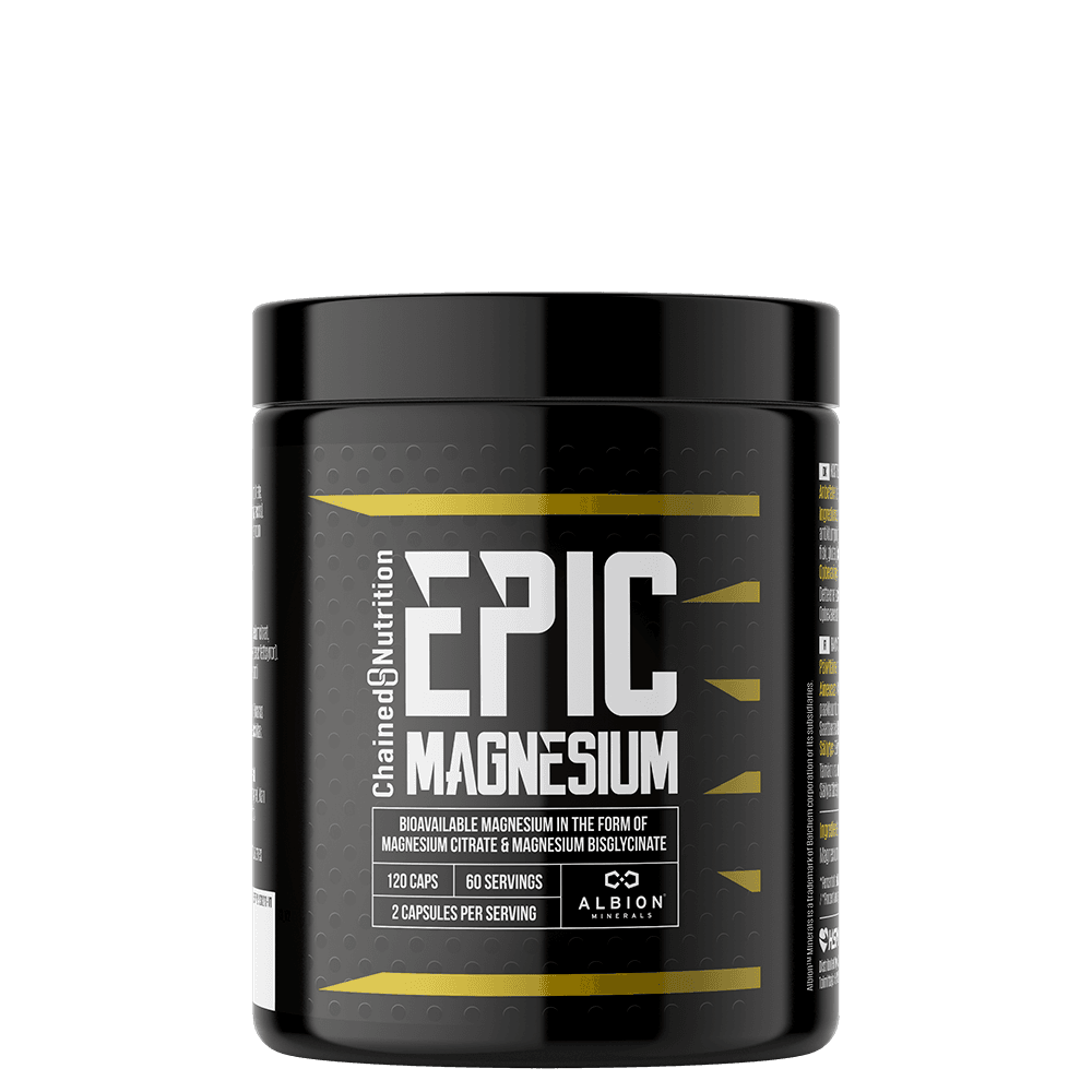 Chained Nutrition Epic Magnesium, 120 kapslar