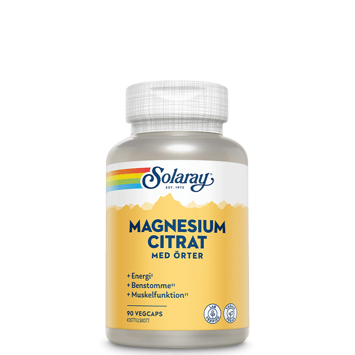 Solaray BioCitrate Magnesium, 90 kapslar