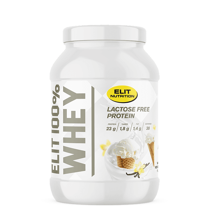 Elit Nutrition 100% Whey Laktosfri vanilj, 900 g