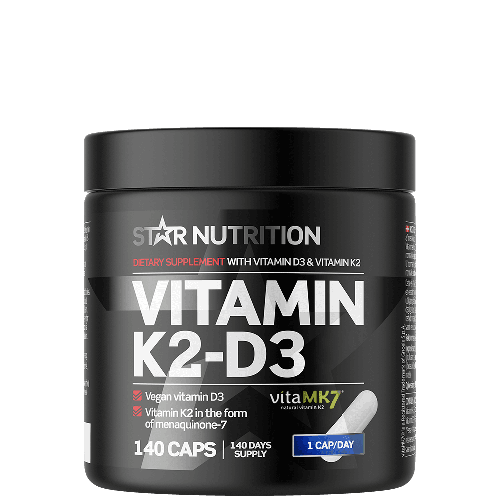 Star Nutrition Vitamin K2-D3, 140 kapslar
