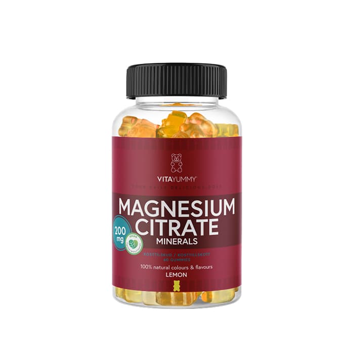 VitaYummy Magnesium Citrate Citron, 60 gummies