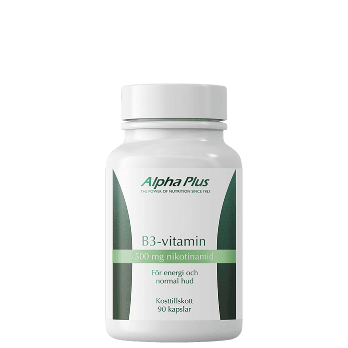 Alpha Plus B3-vitamin, 90 kapslar