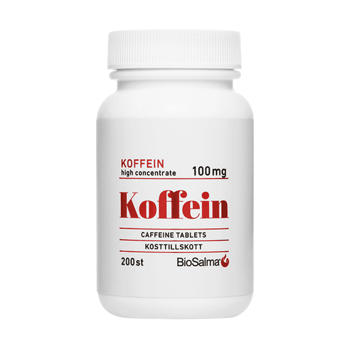 BioSalma Koffein 100 mg, 200 tabletter