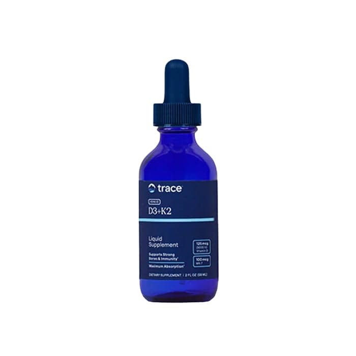 Trace Minerals Ionic D3 + K2 droppar, 59 ml