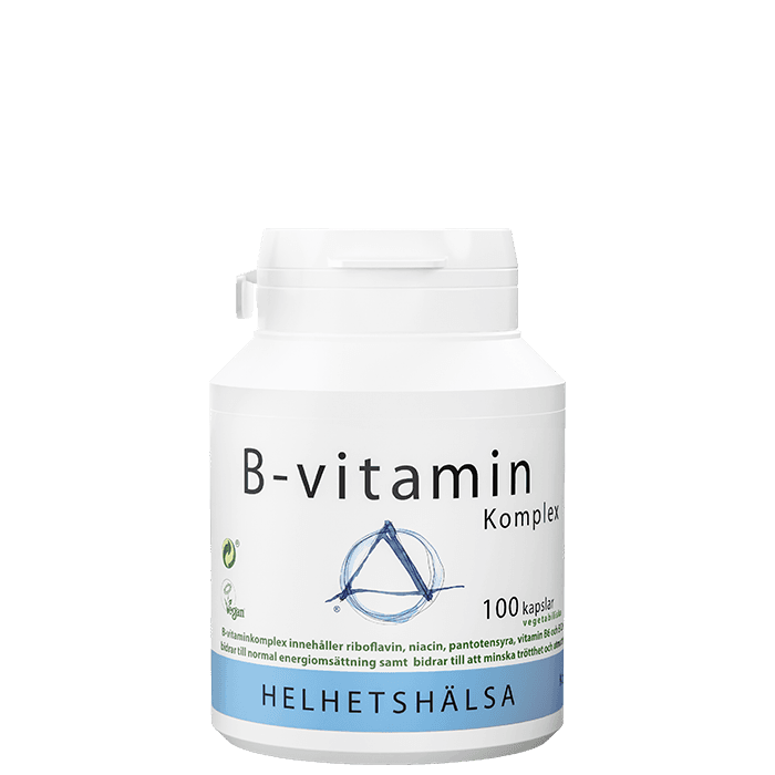 Helhetshälsa B-vitamin Komplex, 100 kapslar
