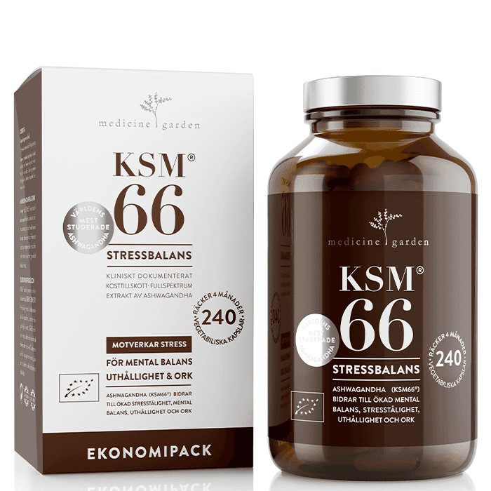 Medicine Garden KSM66 Ashwagandha Eko, 240 kapslar