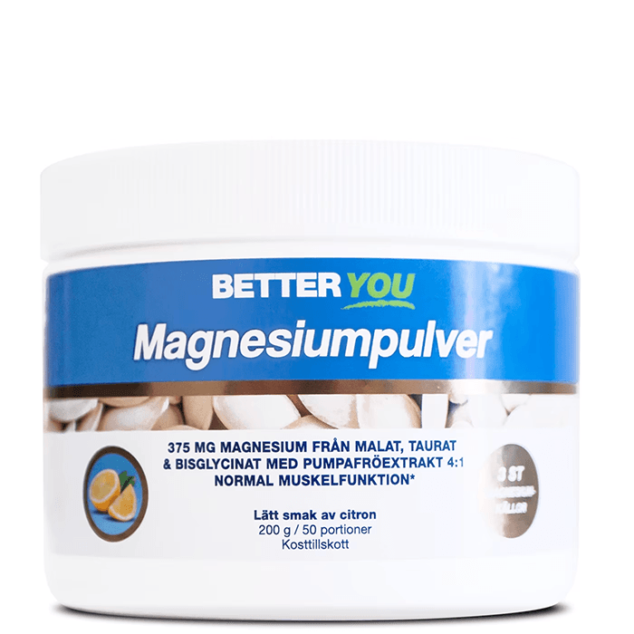 Better You Magnesiumpulver Citron, 200 g