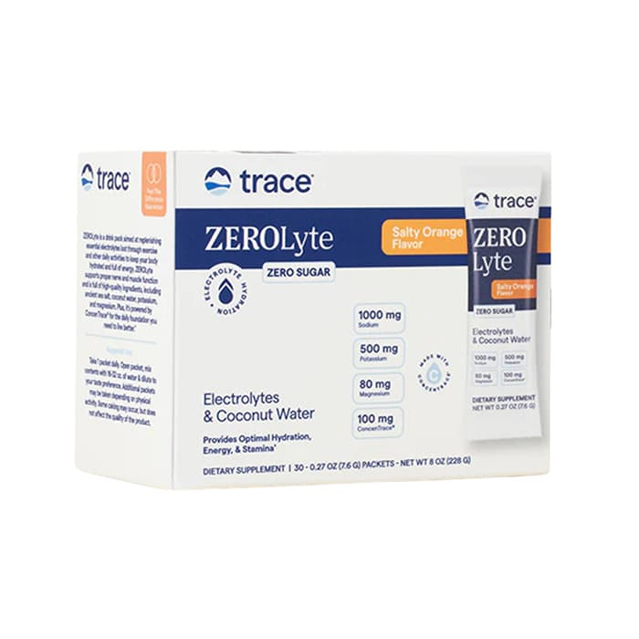 Trace Minerals ZEROLyte Salty Orange, 30 portionspåsar