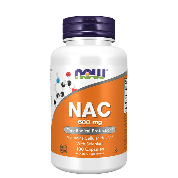 Now Foods NAC 600 mg, 100 kapslar