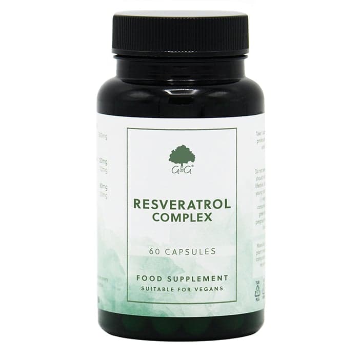 G&G Vitamins Resveratrol Complex, 60 kapslar