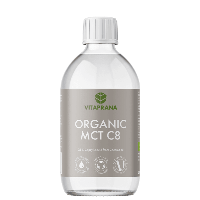 Vitaprana Ekologisk MCT-olja C8 500 ml
