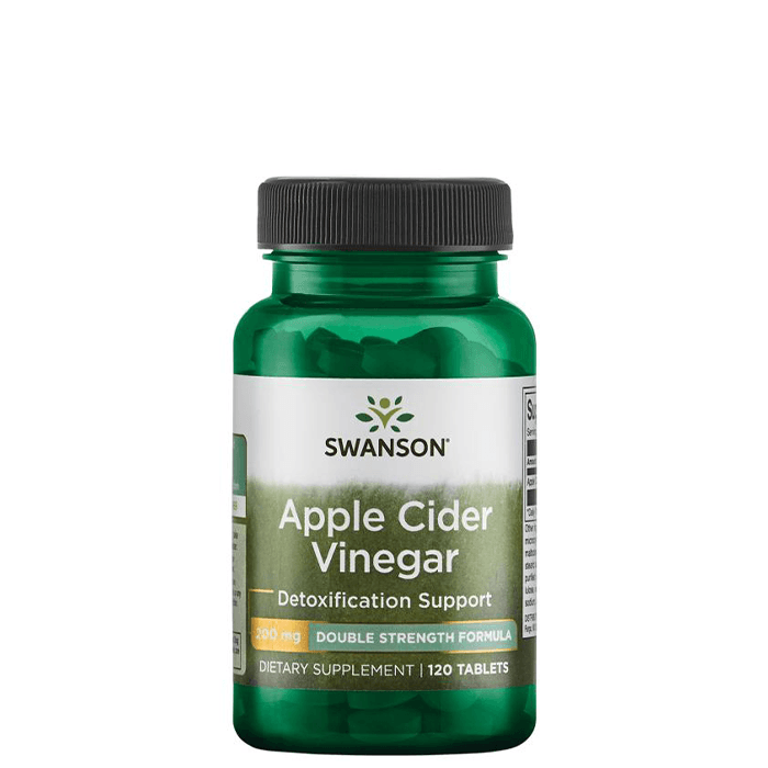 Swanson Äppelcidervinäger 200 mg, 120 tabletter