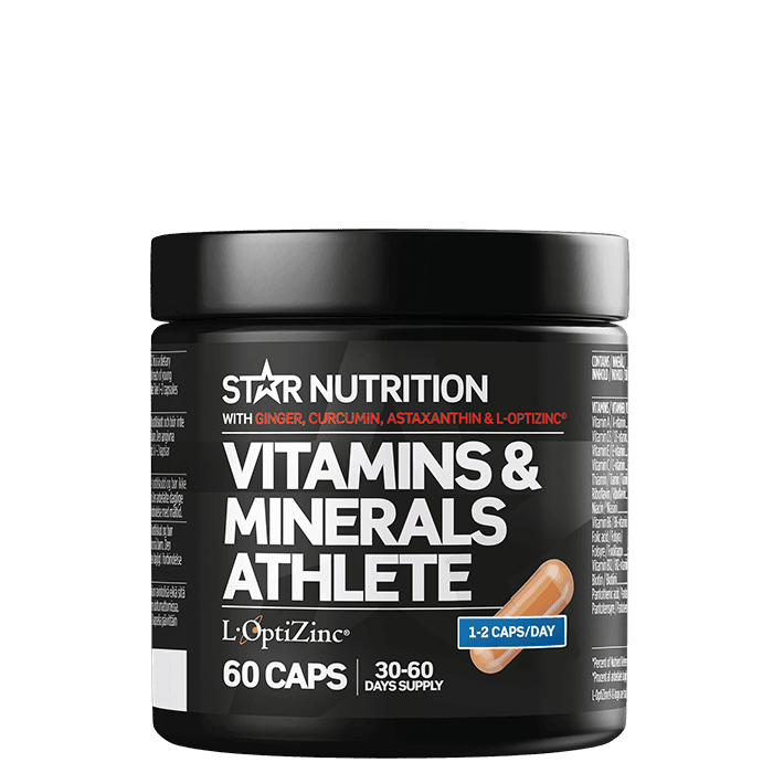Star Nutrition Ultimate Vitamins & Minerals Athlete, 60 kapslar