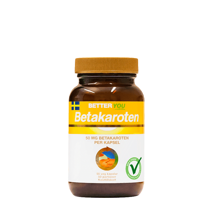 Better You Betakaroten 50 mg, 50 kapslar