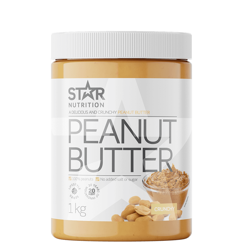 Star Nutrition Peanut Butter 1 kg, Crunchy