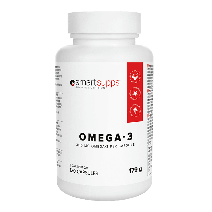 SmartSupps Omega-3, 130 kapslar