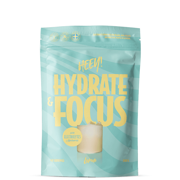 Heey! Hydrate & Focus elektrolyter citron, 240 g