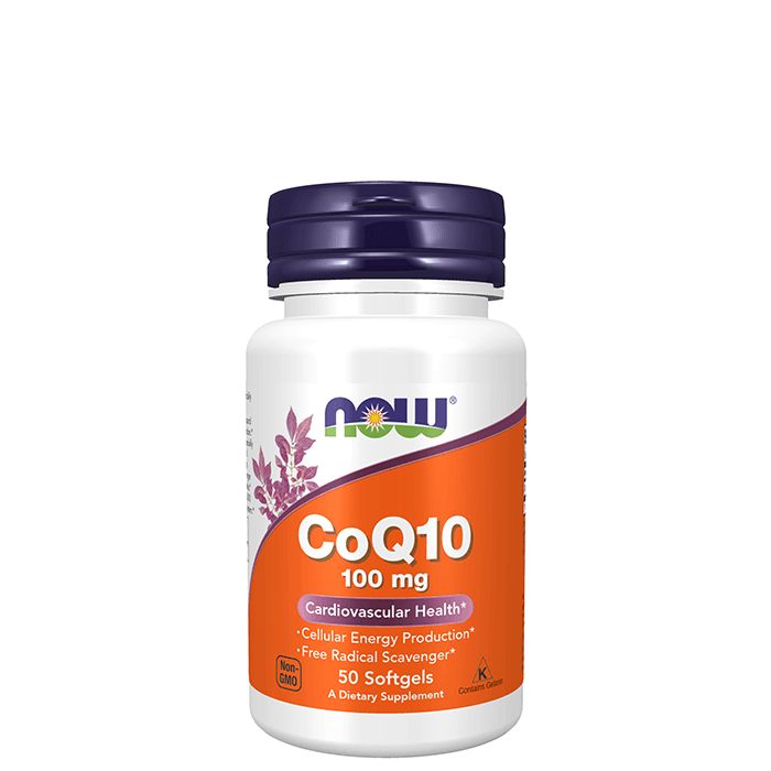 Now Foods CoQ10 100 mg, 50 kapslar