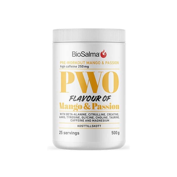 BioSalma PWO Mango & Passionsfrukt, 500 g