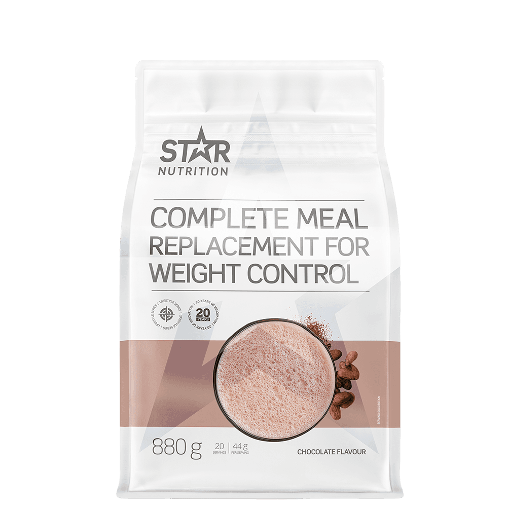 Star Nutrition Complete Meal replacement for weight control, 880 g, Choklad