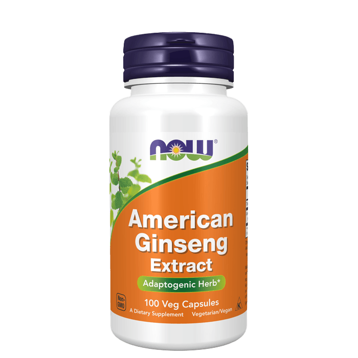 Now Foods Amerikansk Ginseng 500 mg, 100 kapslar