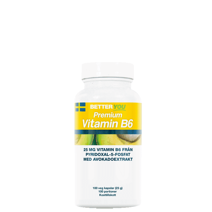 Better You Premium Vitamin B6, 100 kapslar