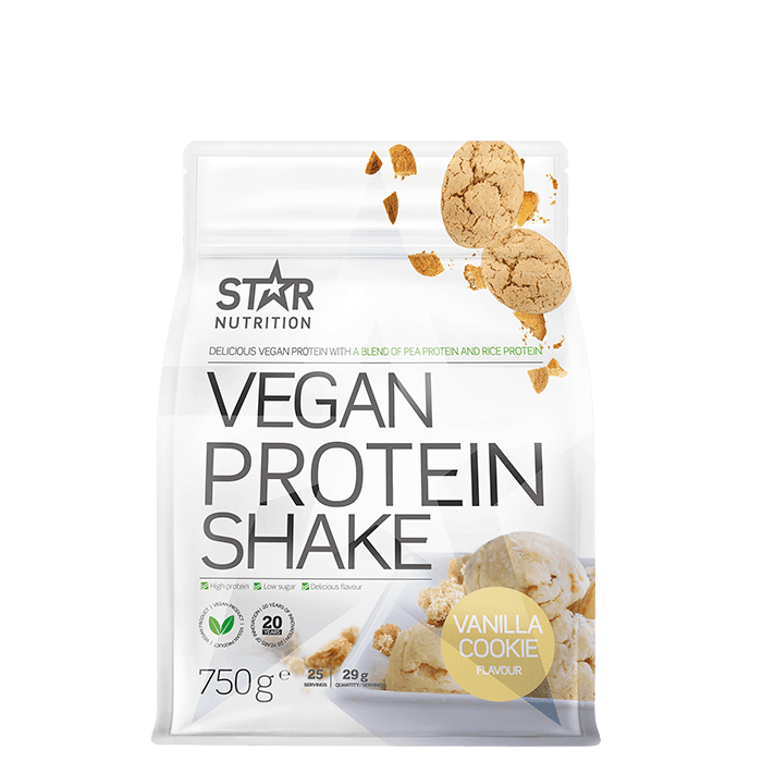 Star Nutrition Vegan Protein Shake vanilla cookie, 750 g