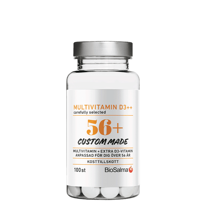 BioSalma Multivitamin 56+ D3++, 100 kapslar