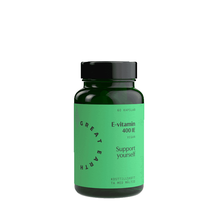 Great Earth E-vitamin, 60 kapslar