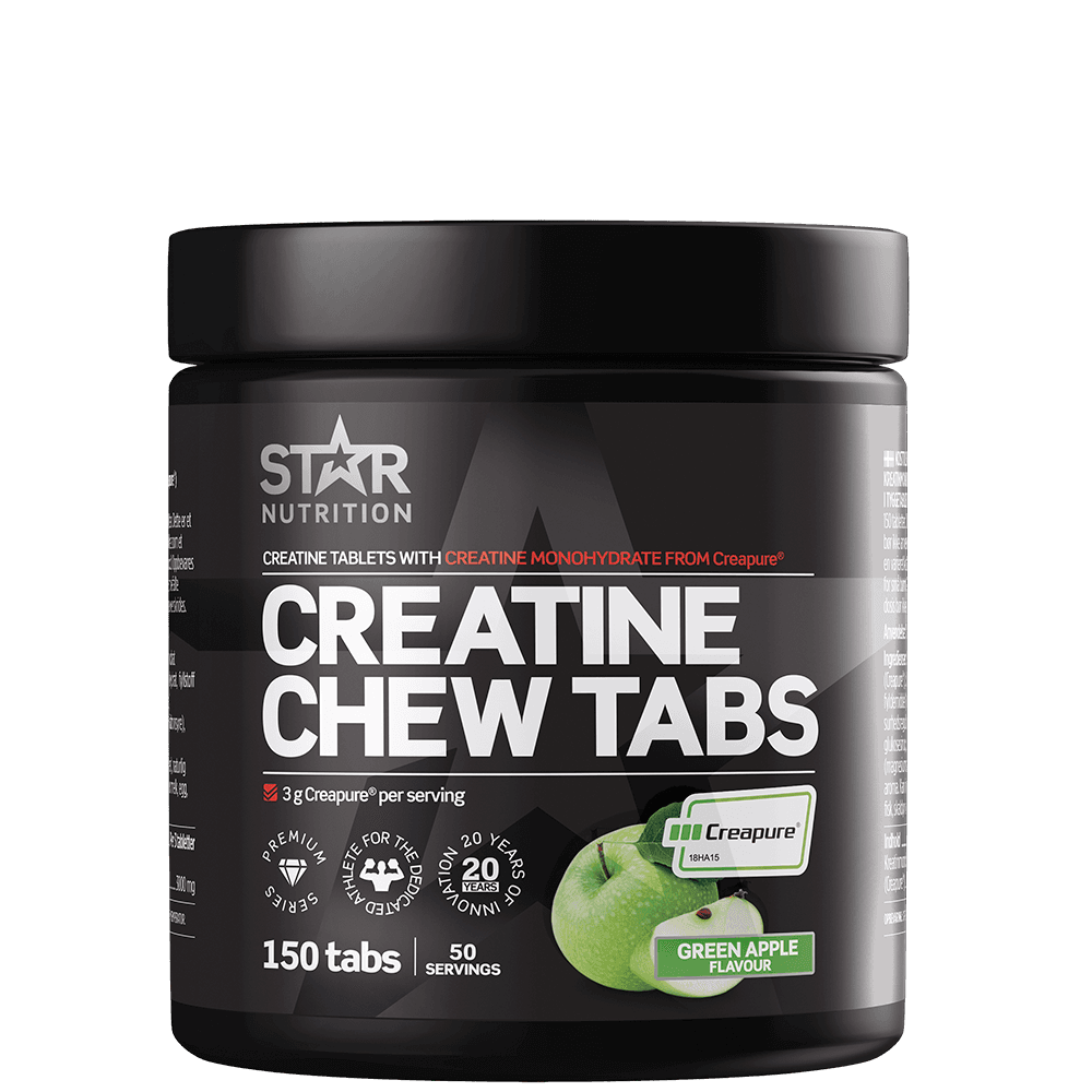 Star Nutrition Creatine Chew Tabs, 150 tabletter