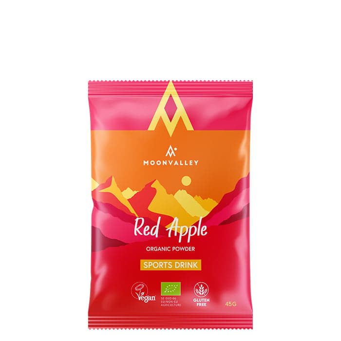Moonvalley Organic Sports Drink äpple, 12 påsar