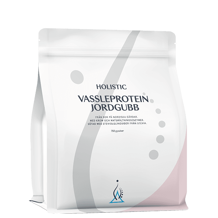 Holistic Vassleprotein jordgubb, 750 g