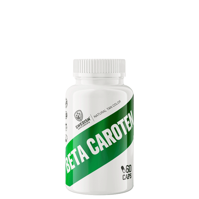 Swedish Supplements Betakaroten, 60 kapslar