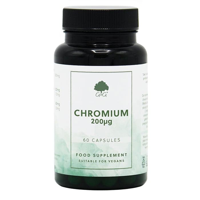 G&G Vitamins Krom 200 mcg, 60 kapslar