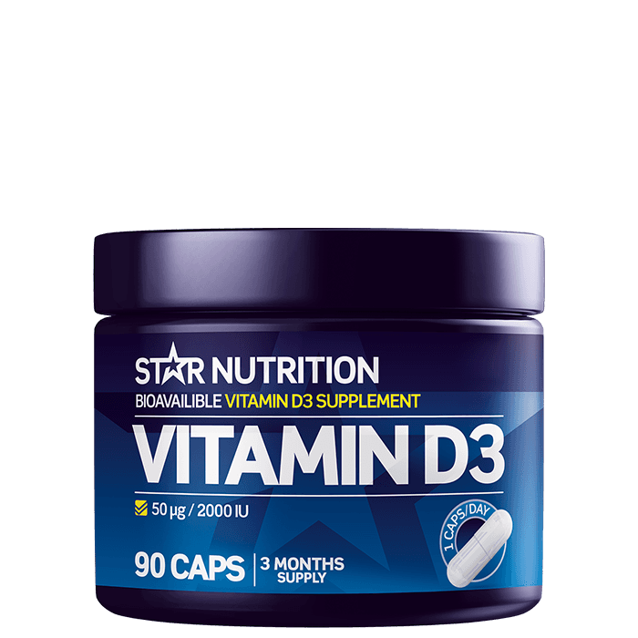Star Nutrition Vitamin D3, 90 kapslar